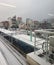 awesome snowfall in Seoul city south korea