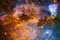 Awesome space background. Elements of this image furnished by NASA