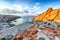 Awesome sunset view of Red Rocks called