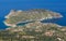 Awesome view of the fishing village Assos, in Greece