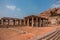 Awesome view of Pushkarani at hampi near Krishna Temple , karnataka india trading area in the ruling time of vijayanagara empire