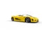 Awesome yellow cabriolet sportscar