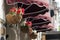 Awning and flowers