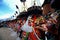 AX in hand at Tibetan religious ritual