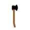 Ax isolated. Axe of woodcutter on white background