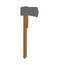 Ax lumberjack isolated. great axe woodcutter