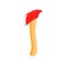 An axe for a firefighter isometric 3d icon