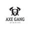 Axe gang. Skull logo