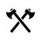 Axe logo icon design template elements, lumberjack symbol, wood logging sign