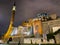 Ayasofya Museum, Hagia Sophia in Sultan Ahmet park in Istanbul, Turkey October 25, 2019 in a beautiful summer night scene and