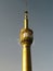 Ayatollah Khomeini mosque golden minaret, Tehran