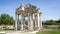 Aydin, Turkey - October 9, 2015: The Monumental gateway of the ancient ruins of Aphrodisias in Geyre, Aydin