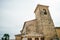 Ayegui, Navarre, Spain - September 2022 Wine fountain on the Way of Saint James at the foot of Mount Montejurra