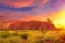 Ayers Rock sunset sky