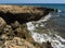 Ayia Napa coast surrounded by the sea under the sunlight and a blue sky in Cyprus