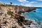 Ayia Napa Cyprus beach sea lagoon famous travel destination coast panorama