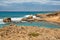 Ayia Napa rocky stormy seafront, Cyprus