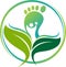 Ayurveda footprint logo
