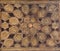 Ayyubid style panel with joined and carved wooden decorations of geometric and floral patterns
