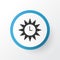 Azan Icon Symbol. Premium Quality Clock Element In Trendy Style.