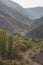 The Azat river canyon in late afternoon.