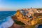 Azenhas do Mar, typical village on top of oceanic cliffs, Portugal