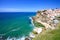 Azenhas do Mar white village, cliff and ocean, Sintra, Portugal.