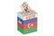 Azerbaijan election ballot box for collecting votes