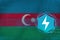Azerbaijan energetics. Electric industry concept.