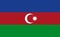 Azerbaijan national flag in exact proportions - Vector