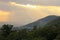 Azerbaijan. Sheki city. Panorama of the city