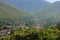 Azerbaijan. Sheki city. Panorama of the city