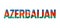 Azerbaijani flag text font