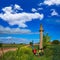 Azofra Saint James Way cross column La Rioja