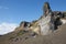 Azores rocky volcanic landscape in Faial island. Ponta dos Capel