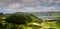 Azores, volcanic lake Sete cidades in Sao Miguel island