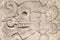 Aztec carved skull
