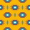 Aztec indian geometric seamless pattern.