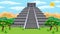 Aztec pyramid