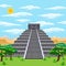 Aztec pyramid