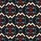 Aztecs seamless pattern. Tribal ethnic ornament. Geometric abstract background.