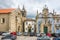 Azulejo decorated church Ordem de Sao Francisco in Guimaraes - Portugal