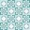 Azulejo seamless pattern stylish trendy ceramic tile design element for kitchen