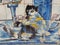 Azulejos with cats