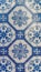 Azulejos tiles blue pattern