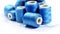 Azure Blue Sewing Thread Coils