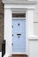 Azure door in typical London house