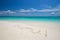 The azure sea on the bounty beach in Thailand