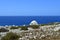 The azure sea near the island of Cyprus