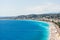 Azure shore in nice